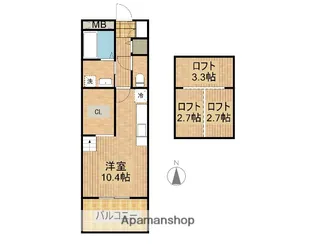 アルテマイスターアゴラ【8階】の間取り
