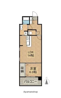 アルテマイスター【9階】の間取り