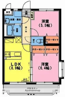 Y&M ISAMU【203号室】の間取り