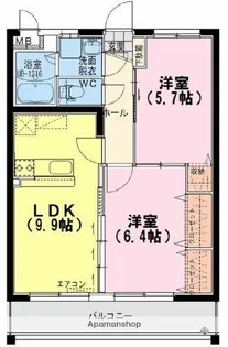 HIマンション【3階】の間取り