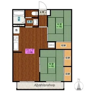 アメニティハイム本郷【A202号室】の間取り