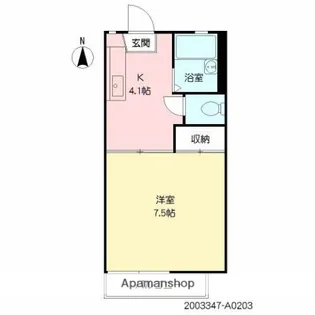 プラスローゼ【1階】の間取り