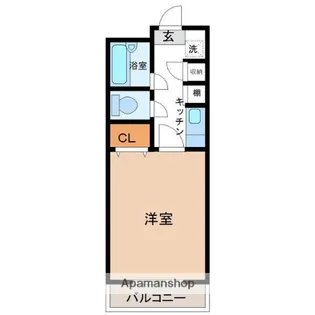 ベルトピア宮崎7(堀川町)【501号室】の間取り