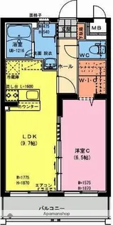 マリア・レ・セーナ【102号室】の間取り