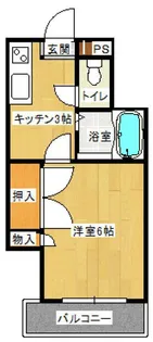 コスタ清武【302号室】の間取り