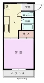 第二重永マンション【305号室】の間取り