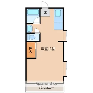 BLOCASAHI【501号室】の間取り