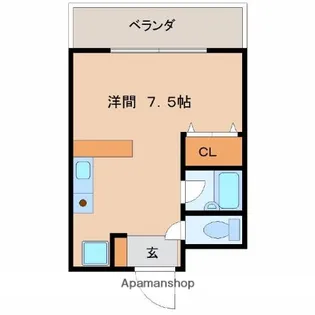 ジョイスⅡ【102号室】の間取り