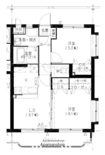 シャルテハイムⅡ【2階】の間取り