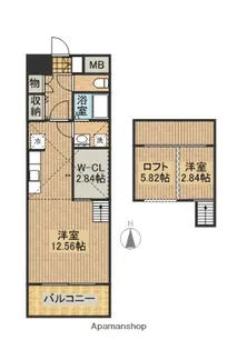 ALTE MEISTER DENON【4階】の間取り