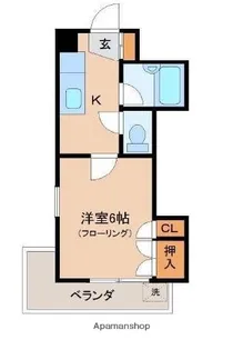 ガーデンハイム清武【3階】の間取り