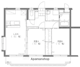 ユーミーMITSUKI【201号室】の間取り