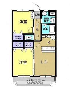 ハーベスト アイ【2階】の間取り