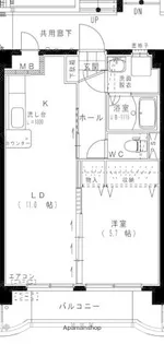 フレスコ和【4階】の間取り