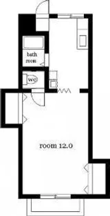 コーポダイワ【207号室】の間取り