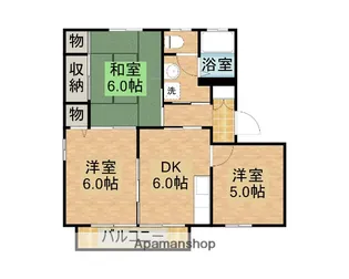 フレグランス原ノ島【102号室】の間取り