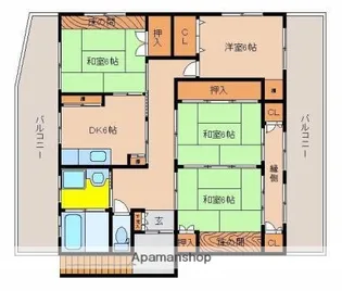 宮崎県宮崎市中村西3丁目【一戸建】の間取り