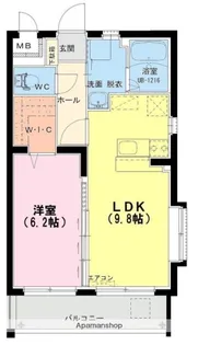ソレイユコート【2階】の間取り