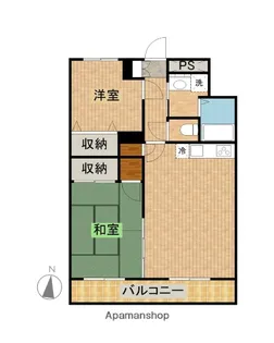イルパラッソSOSI【102号室】の間取り