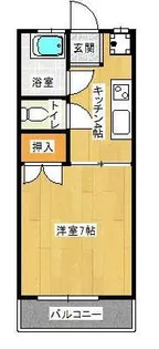 サンモアハイム【203号室】の間取り