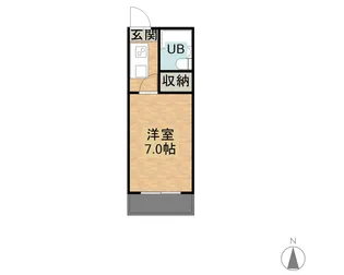 暖家荘【206号室】の間取り