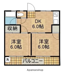 祇園コーポ【2階】の間取り