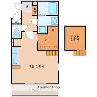 スペランツァ・ベル【3階】の間取り