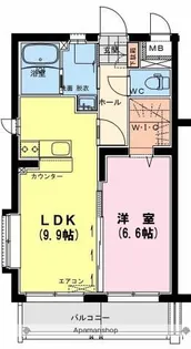 レジデンスけやき【505号室】の間取り