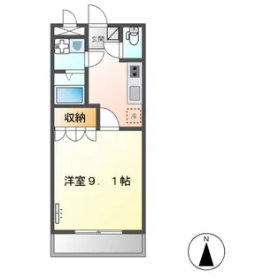 トレス エルマーナ【2階】の間取り