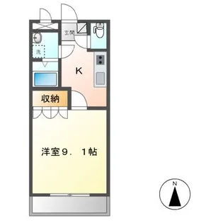 トレス エルマーナ【2階】の間取り