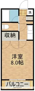 ベルトピア宮崎4【401号室】の間取り