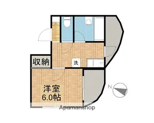 フレクション宮崎【403号室】の間取り