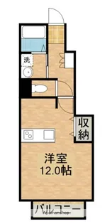 ARMERIA【B102号室】の間取り