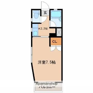 ソレイユ【208号室】の間取り