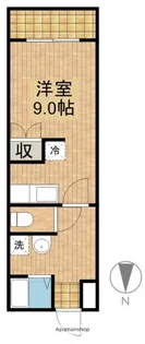 平成企画コーポ【302号室】の間取り