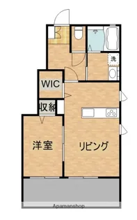 ロザージュ神宮【106号室】の間取り