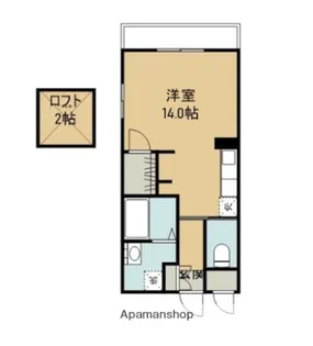 アンパサージュ【6階】の間取り