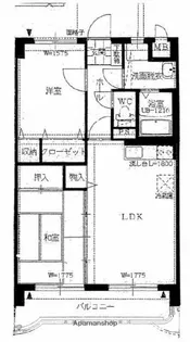 淀コーポⅢ【3階】の間取り