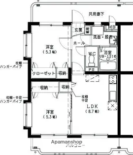 ユーミーSAKURA【203号室】の間取り