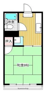 やなぎハイツ【2階】の間取り