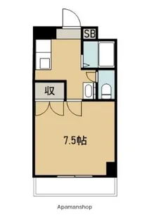 ビューテラス【602号室】の間取り