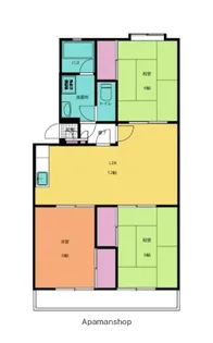 レジデンス恒久南218【203号室】の間取り