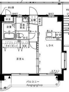 ユーミー南延岡【4階】の間取り