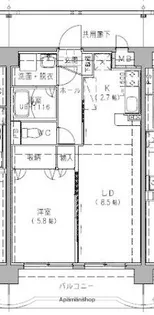 フルールY&A【2階】の間取り