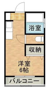 第3常盤ハイツ【203号室】の間取り