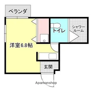 第3常盤ハイツ【103号室】の間取り