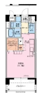 CHIC FORUM JYM【3階】の間取り