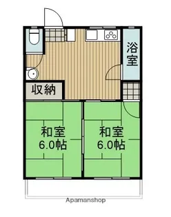 日髙アパート(大塚)【203号室】の間取り