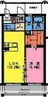 エスプリ【503号室】の間取り