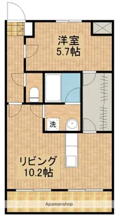 FS APARTMENT【102号室】の間取り